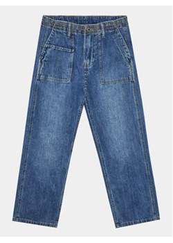 Pepe Jeans Jeansy Loose Jeans Utility Jr PB202139 Niebieski Loose Fit ze sklepu MODIVO w kategorii Spodnie dziewczęce - zdjęcie 169658098
