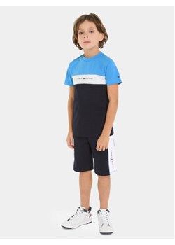 Tommy Hilfiger Komplet t-shirt i spodenki Essential KB0KB08831 D Niebieski Regular Fit ze sklepu MODIVO w kategorii Komplety chłopięce - zdjęcie 169658277