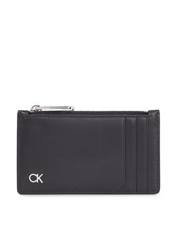 Duży Portfel Męski Calvin Klein Metal Ck K50K511685 Czarny ze sklepu eobuwie.pl w kategorii Portfele męskie - zdjęcie 169658855