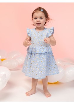 Sinsay - Sukienka z marszczeniami - niebieski ze sklepu Sinsay w kategorii Sukienki niemowlęce - zdjęcie 169660646