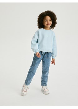 Reserved - Bluza z nadrukiem - jasnoniebieski ze sklepu Reserved w kategorii Bluzy dziewczęce - zdjęcie 169661407