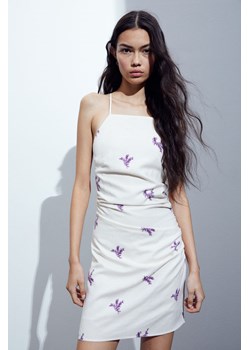 H & M - Drapowana sukienka - Beżowy ze sklepu H&M w kategorii Sukienki - zdjęcie 169674808