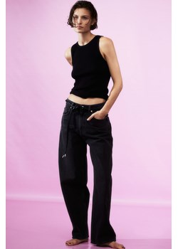 H & M - Baggy High Jeans - Czarny ze sklepu H&M w kategorii Jeansy damskie - zdjęcie 169674826