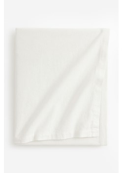 H & M - Obrus z domieszką lnu - Biały ze sklepu H&M w kategorii Obrusy i bieżniki - zdjęcie 169675096
