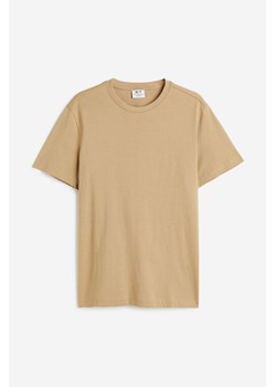 H & M - T-shirt Regular Fit - Beżowy ze sklepu H&M w kategorii T-shirty męskie - zdjęcie 169675176