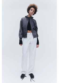 H & M - Rozpinana bluza z kapturem - Szary ze sklepu H&M w kategorii Bluzy damskie - zdjęcie 169675306
