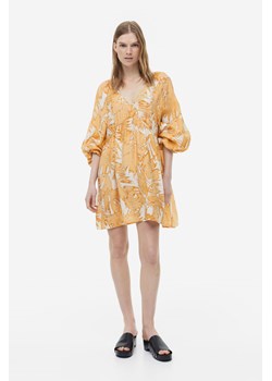 H & M - Trapezowa sukienka - Żółty ze sklepu H&M w kategorii Sukienki - zdjęcie 169675317
