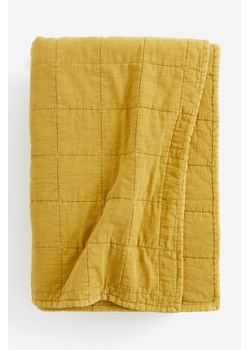 H & M - Pikowana narzuta na łóżko - Żółty ze sklepu H&M w kategorii Narzuty i kapy - zdjęcie 169675685