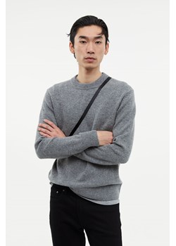 H & M - Wełniany sweter Regular Fit - Szary ze sklepu H&M w kategorii Swetry męskie - zdjęcie 169675835