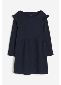 H & M - Sukienka z dżerseju w prążki - Niebieski ze sklepu H&M w kategorii Sukienki dziewczęce - zdjęcie 169676056
