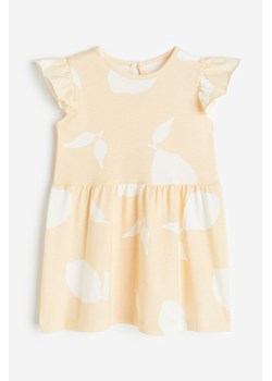 H & M - Dżersejowa sukienka - Żółty ze sklepu H&M w kategorii Sukienki niemowlęce - zdjęcie 169676169