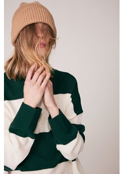 H & M - Żakardowy sweter - Biały ze sklepu H&M w kategorii Swetry damskie - zdjęcie 169676237