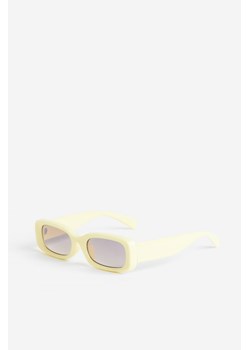 H & M - Prostokątne okulary przeciwsłoneczne - Żółty ze sklepu H&M w kategorii Okulary przeciwsłoneczne damskie - zdjęcie 169676425