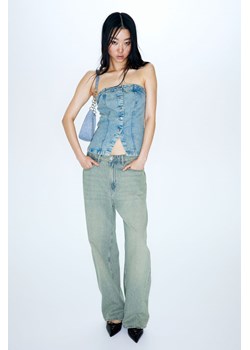 H & M - Baggy Low Jeans - Niebieski ze sklepu H&M w kategorii Jeansy damskie - zdjęcie 169676616