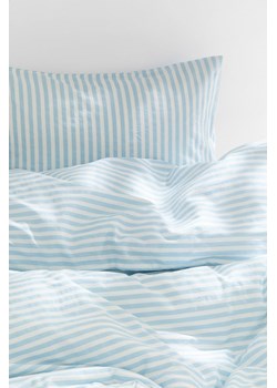 H & M - Komplet bawełnianej pościeli pojedynczej - Niebieski ze sklepu H&M w kategorii Pościele - zdjęcie 169676618