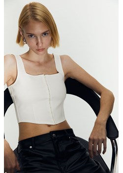 H & M - Top na ramiączkach - Biały ze sklepu H&M w kategorii Bluzki damskie - zdjęcie 169676858