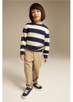 H & M - Spodnie chinos z diagonalu - Beżowy ze sklepu H&M w kategorii Spodnie chłopięce - zdjęcie 169676878