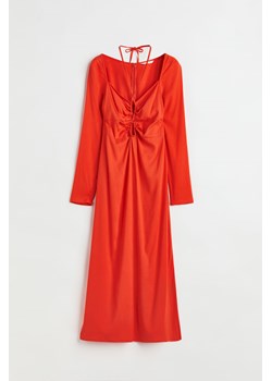H & M - Sukienka bodycon z mocowaniem na karku - Pomarańczowy ze sklepu H&M w kategorii Sukienki - zdjęcie 169676897