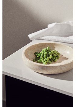 H & M - Marmurowa salaterka do serwowania - Beżowy ze sklepu H&M w kategorii Miski - zdjęcie 169676925