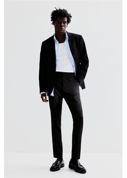 H & M - Spodnie garniturowe Skinny Fit - Czarny ze sklepu H&M w kategorii Spodnie męskie - zdjęcie 169676929