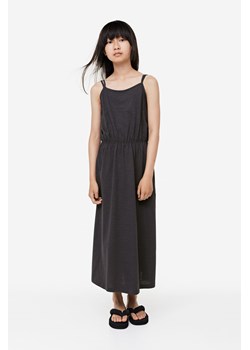 H & M - Sukienka z bawełnianego dżerseju - Szary ze sklepu H&M w kategorii Sukienki dziewczęce - zdjęcie 169677055