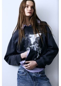 H & M - Bluza z motywem - Szary ze sklepu H&M w kategorii Bluzy damskie - zdjęcie 169677266