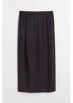 H & M - Kopertowa spódnica z lyocellu - Czarny ze sklepu H&M w kategorii Spódnice - zdjęcie 169677288