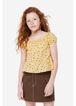 H & M - Spódnica cargo z diagonalu - Brązowy ze sklepu H&M w kategorii Spódnice dziewczęce - zdjęcie 169677355