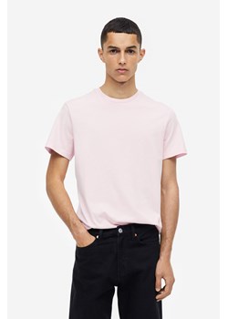 H & M - T-shirt Regular Fit - Różowy ze sklepu H&M w kategorii T-shirty męskie - zdjęcie 169677377