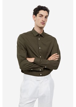 H & M - Koszula COOLMAX Regular Fit - Zielony ze sklepu H&M w kategorii Koszule męskie - zdjęcie 169677386