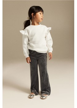 H & M - Bluza z falbankami - Biały ze sklepu H&M w kategorii Bluzy i swetry - zdjęcie 169677417