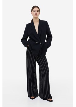H & M - Dżersejowe spodnie bez zapięcia - Czarny ze sklepu H&M w kategorii Spodnie damskie - zdjęcie 169677438