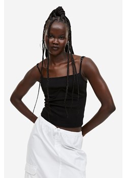 H & M - Top w stylu gorsetowym - Czarny ze sklepu H&M w kategorii Bluzki damskie - zdjęcie 169677507