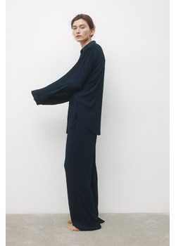 H & M - Kreszowane spodnie - Niebieski ze sklepu H&M w kategorii Piżamy damskie - zdjęcie 169677555