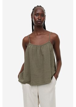 H & M - Top na ramiączkach - Zielony ze sklepu H&M w kategorii Bluzki damskie - zdjęcie 169677585