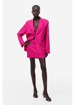 H & M - Spódniczka mini z domieszką lnu - Różowy ze sklepu H&M w kategorii Spódnice - zdjęcie 169677748