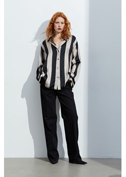 H & M - Bluzka oversize - Brązowy ze sklepu H&M w kategorii Koszule damskie - zdjęcie 169677927