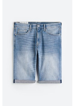 H & M - Szorty dżinsowe Freefit Slim - Niebieski ze sklepu H&M w kategorii Spodenki męskie - zdjęcie 169678086