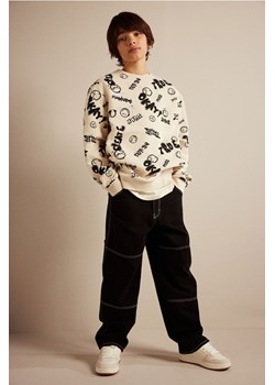 H & M - Bluza z nadrukiem - Beżowy ze sklepu H&M w kategorii Bluzy chłopięce - zdjęcie 169678156