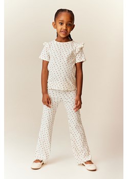 H & M - Rozszerzane legginsy - Biały ze sklepu H&M w kategorii Spodnie dziewczęce - zdjęcie 169678158