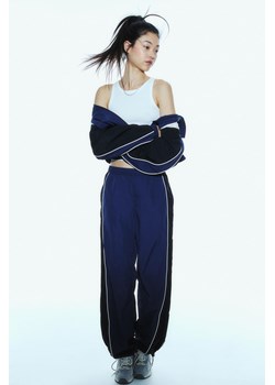 H & M - Spodnie sportowe z wypustkami - Niebieski ze sklepu H&M w kategorii Spodnie damskie - zdjęcie 169678338