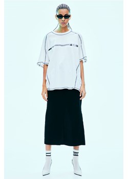 H & M - Elegancka spódnica maxi z diagonalu - Czarny ze sklepu H&M w kategorii Spódnice - zdjęcie 169678366