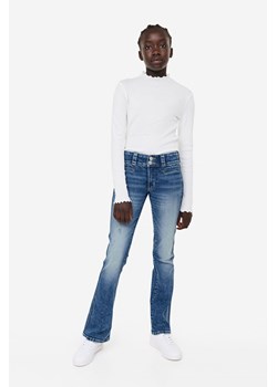 H & M - Dżinsy Bootcut Low - Niebieski ze sklepu H&M w kategorii Spodnie dziewczęce - zdjęcie 169678376