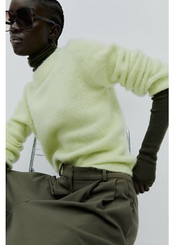 H & M - Sweter z domieszką moheru - Zielony ze sklepu H&M w kategorii Swetry damskie - zdjęcie 169678497