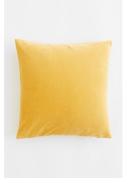 H & M - Aksamitna poszewka na poduszkę - Żółty ze sklepu H&M w kategorii Poszewki na poduszki - zdjęcie 169678518