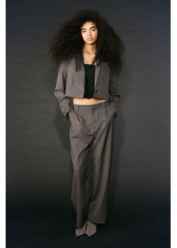 H & M - Eleganckie spodnie - Szary ze sklepu H&M w kategorii Spodnie damskie - zdjęcie 169678619
