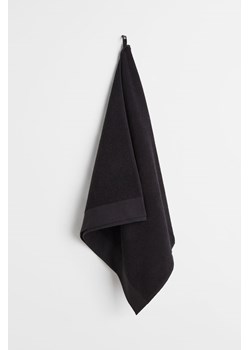 H & M - Ręcznik kąpielowy z frotté - Czarny ze sklepu H&M w kategorii Ręczniki - zdjęcie 169678699