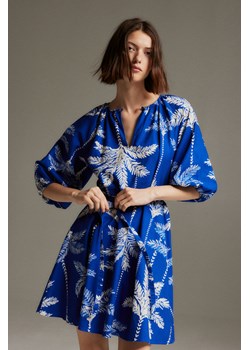 H & M - Sukienka z wiązanym paskiem - Niebieski ze sklepu H&M w kategorii Sukienki - zdjęcie 169678716