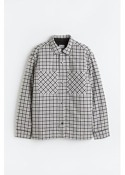 H & M - Watowana koszula wierzchnia - Szary ze sklepu H&M w kategorii Kurtki męskie - zdjęcie 169678775