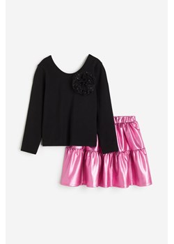 H & M - Komplet 2-częściowy top i spódniczka - Różowy ze sklepu H&M w kategorii Komplety dziewczęce - zdjęcie 169678785